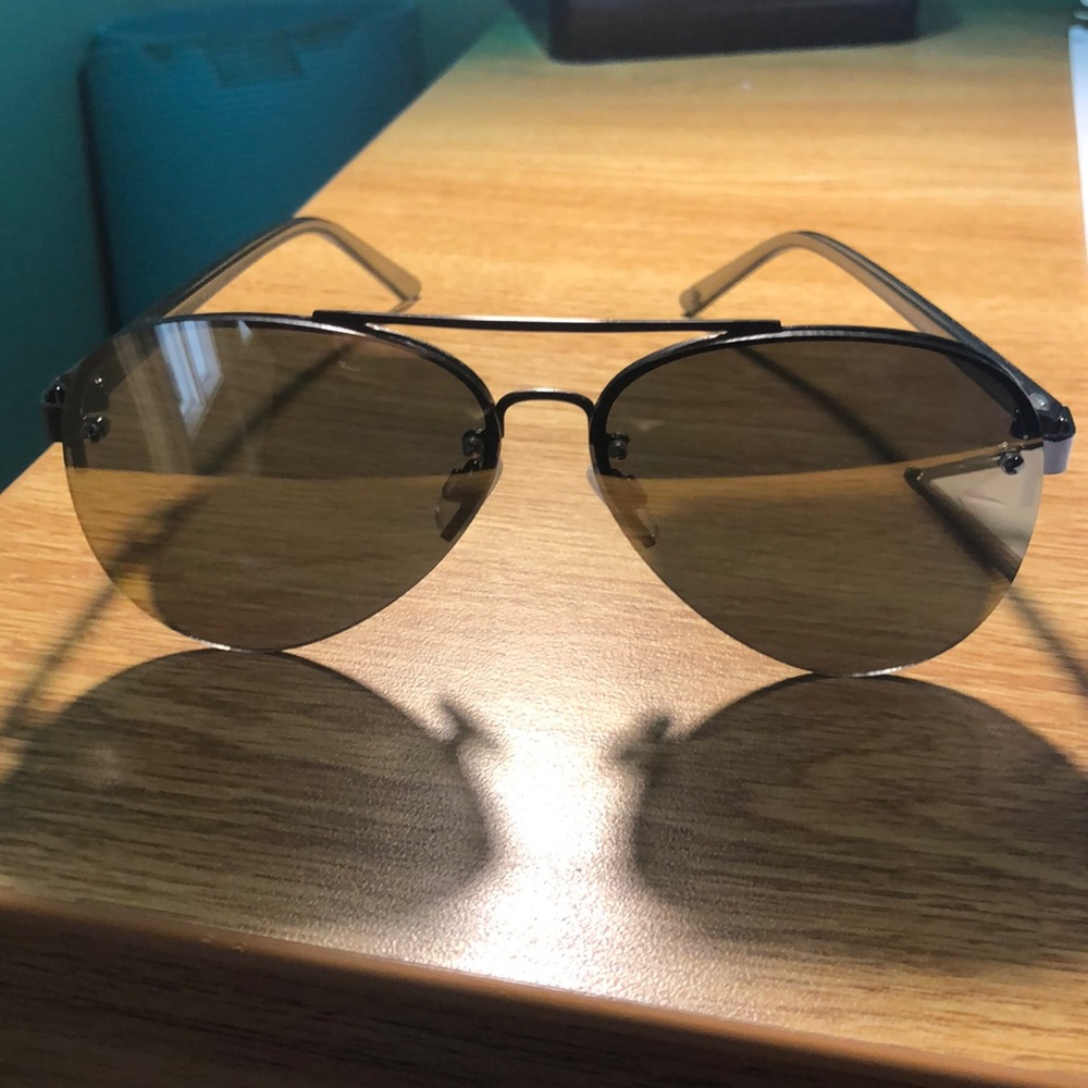 Lucky Brand Gold Aviators